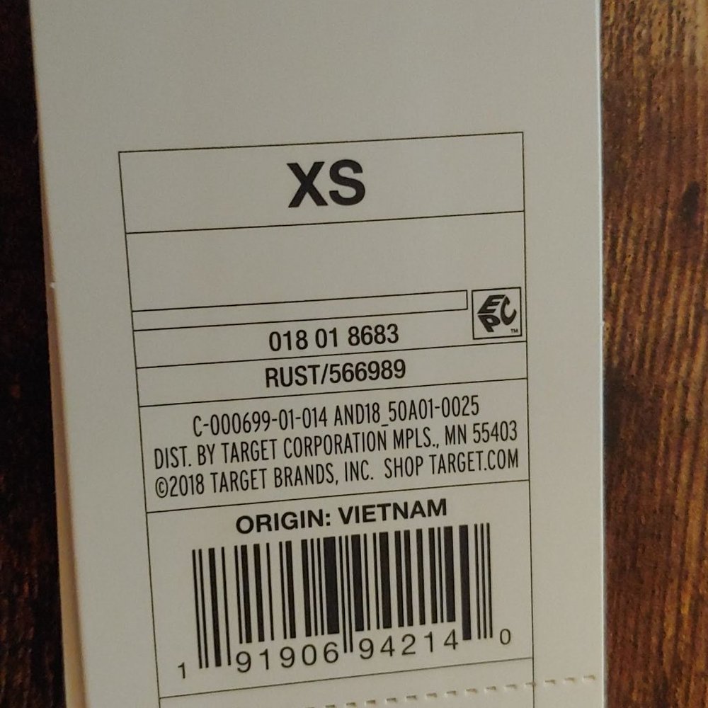 Rust Ruffle T-Shirt - Picture 2 of 2